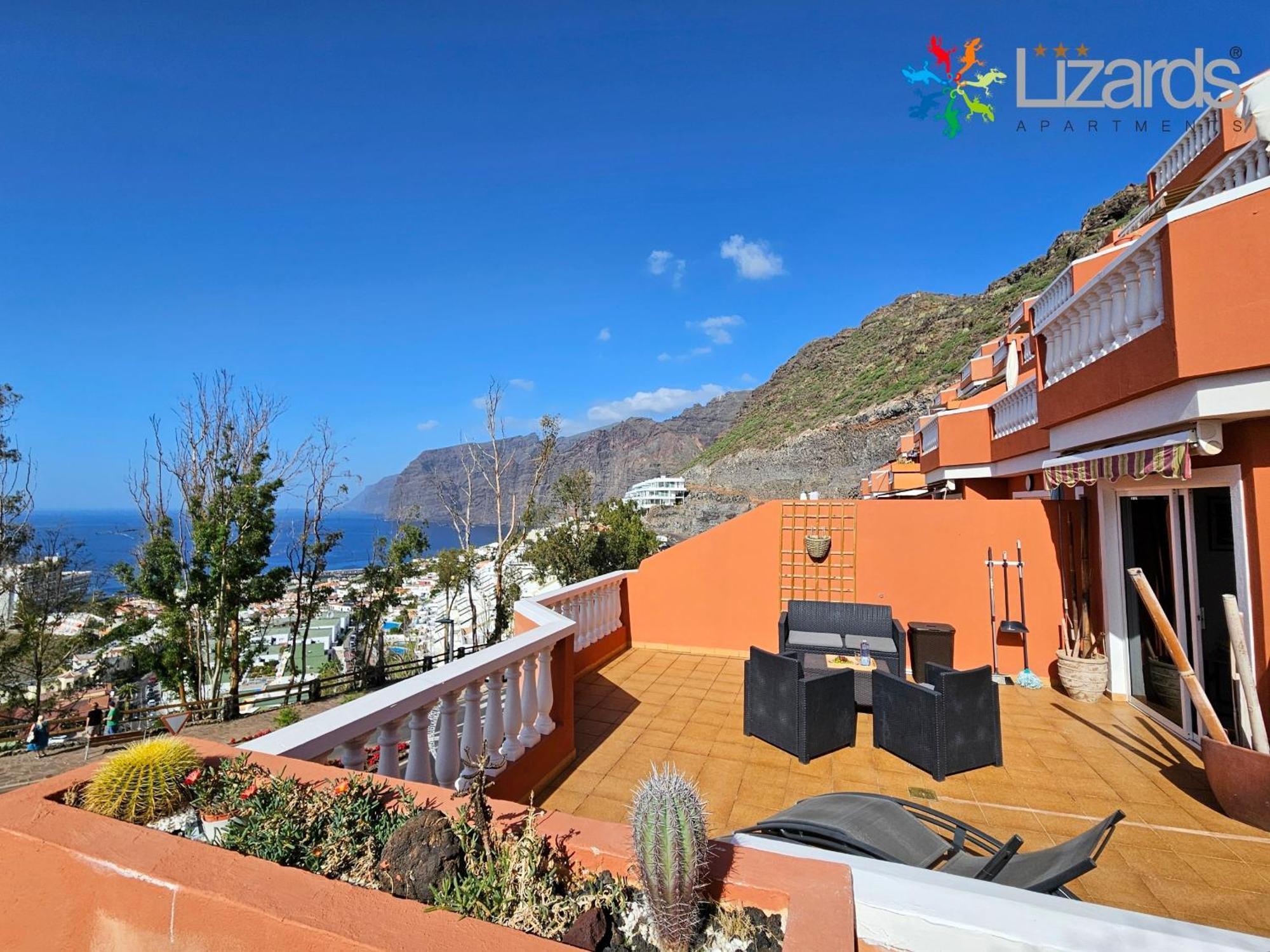 7Lizards - Ocean View Apartments Puerto de Santiago  Kültér fotó